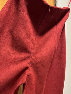 Wine/Red Suede Highwaisted paints